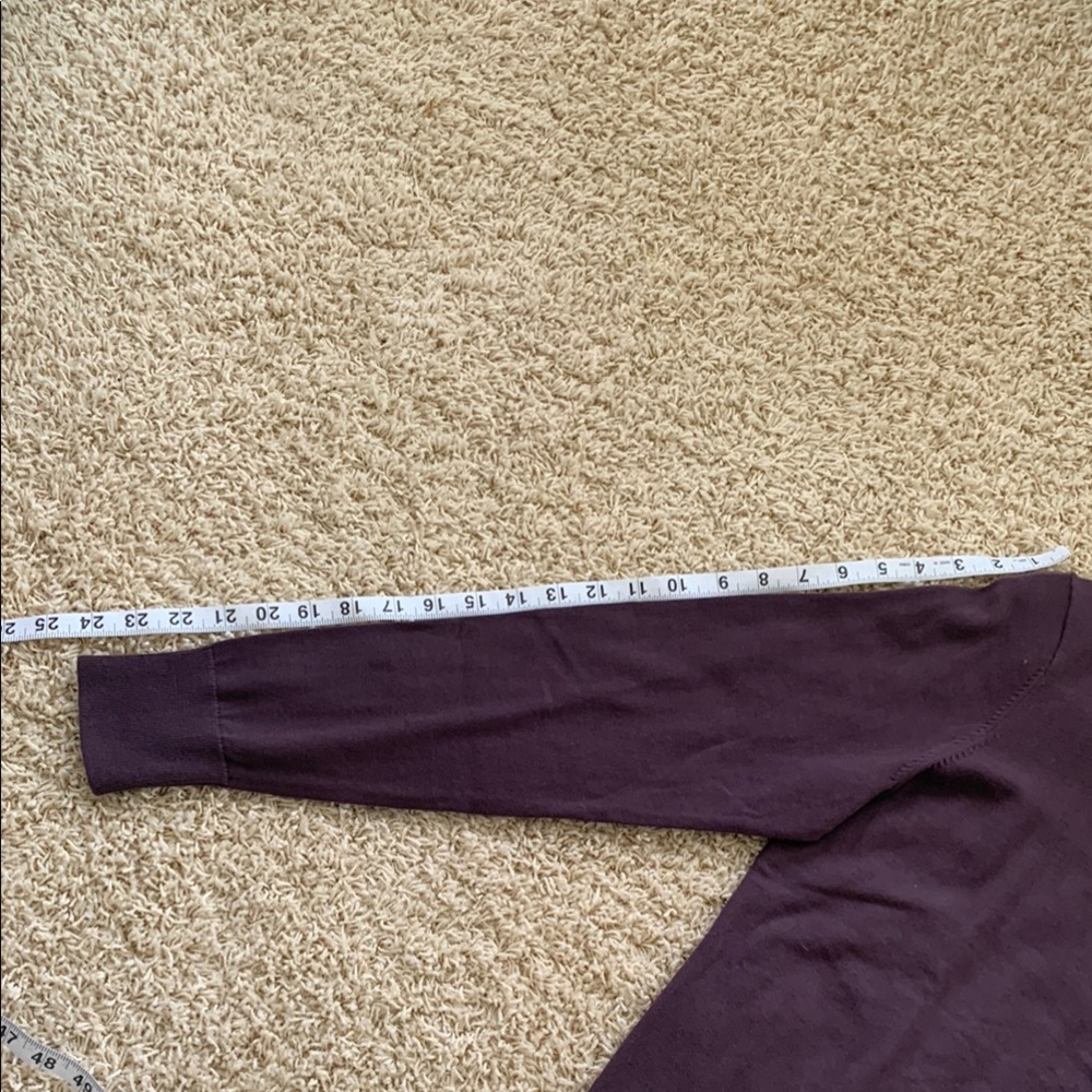 Lands' End Women's Dark Purple Sweater - Picture 10 of 11